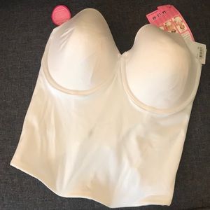 NWT Maidenform strapless multi-way bustier 38D bra